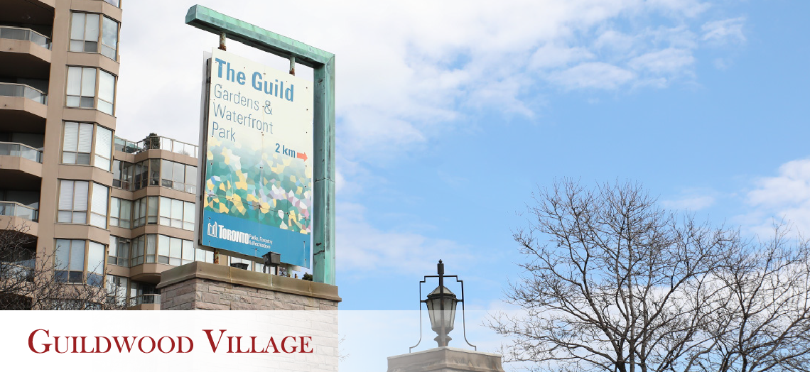 Guildwood Village waterfront park signage